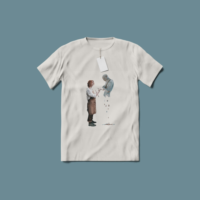 T-Shirt With Tag Mockup by Anthony Boyd Graphics