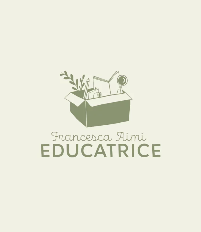 Logo illustrato, studio colore, identità visiva